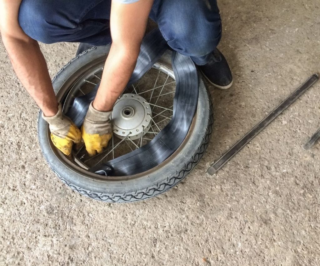 repair a tire how to do step by step